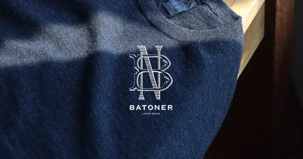 BATONER イノセントカシミヤ（ネイビー ）サイズ3 BATONER 23AW